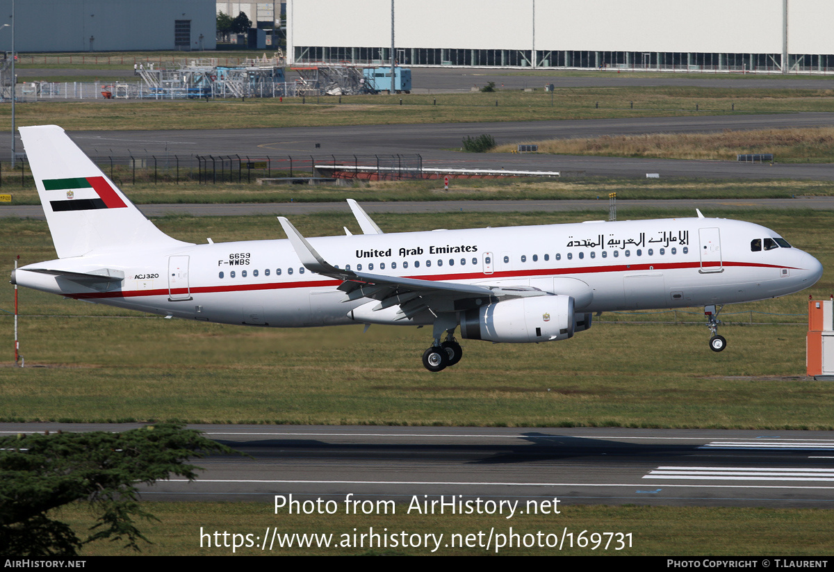 Aircraft Photo of F-WWBS | Airbus ACJ320 (A320-232/CJ) | United Arab Emirates Government | AirHistory.net #169731