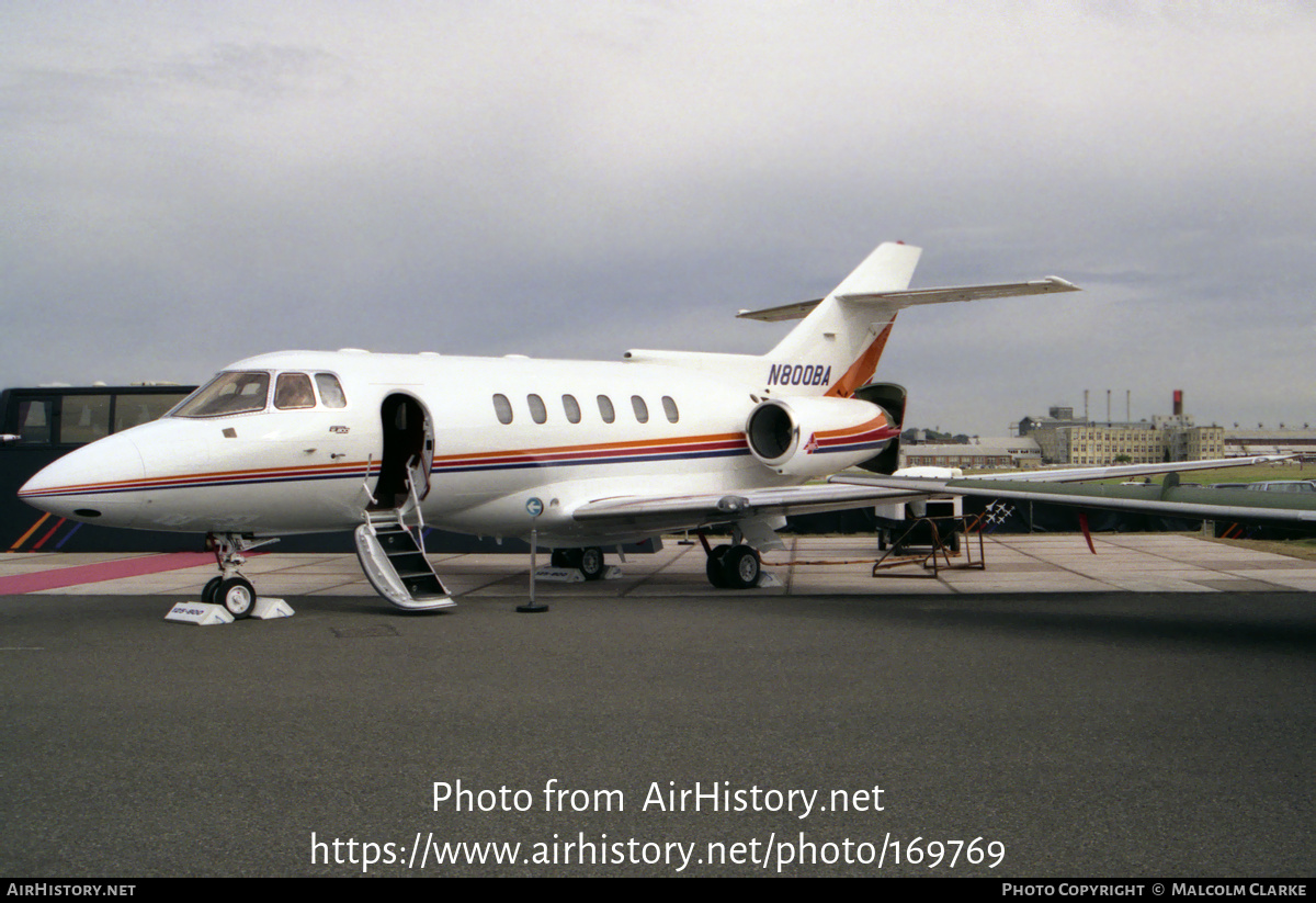 Aircraft Photo of N800BA | British Aerospace BAe-125-800A | British Aerospace | AirHistory.net #169769