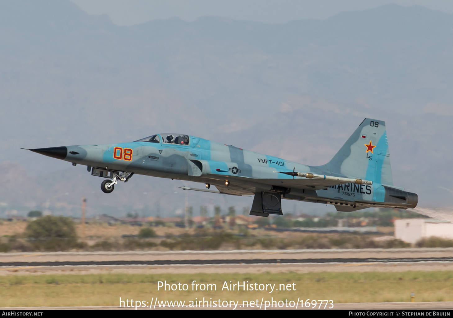 Aircraft Photo of 761576 | Northrop F-5N Tiger II | USA - Marines | AirHistory.net #169773