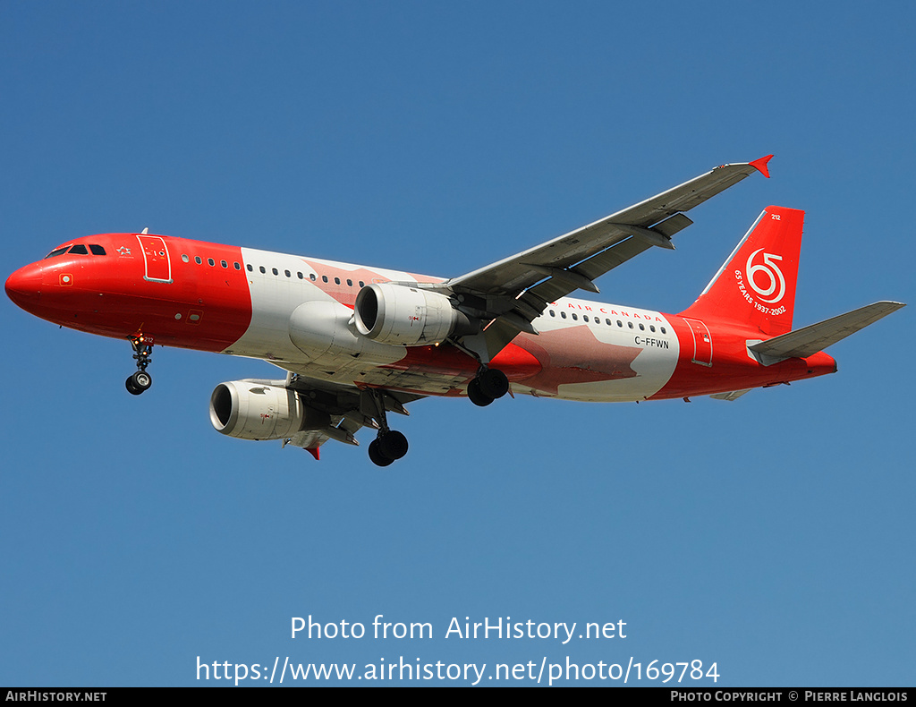 Aircraft Photo of C-FFWN | Airbus A320-211 | Air Canada | AirHistory.net #169784