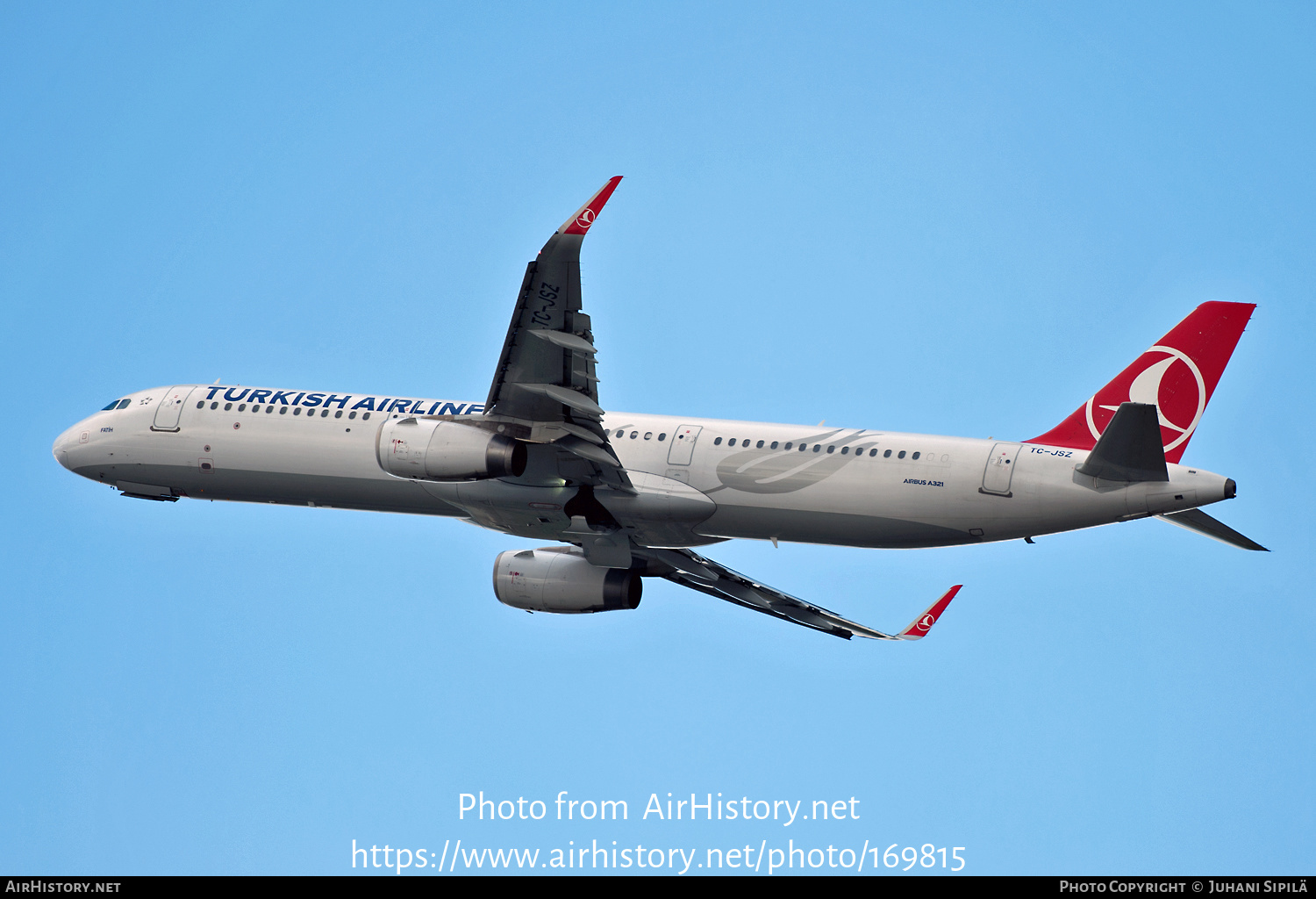 Aircraft Photo of TC-JSZ | Airbus A321-231 | Turkish Airlines | AirHistory.net #169815