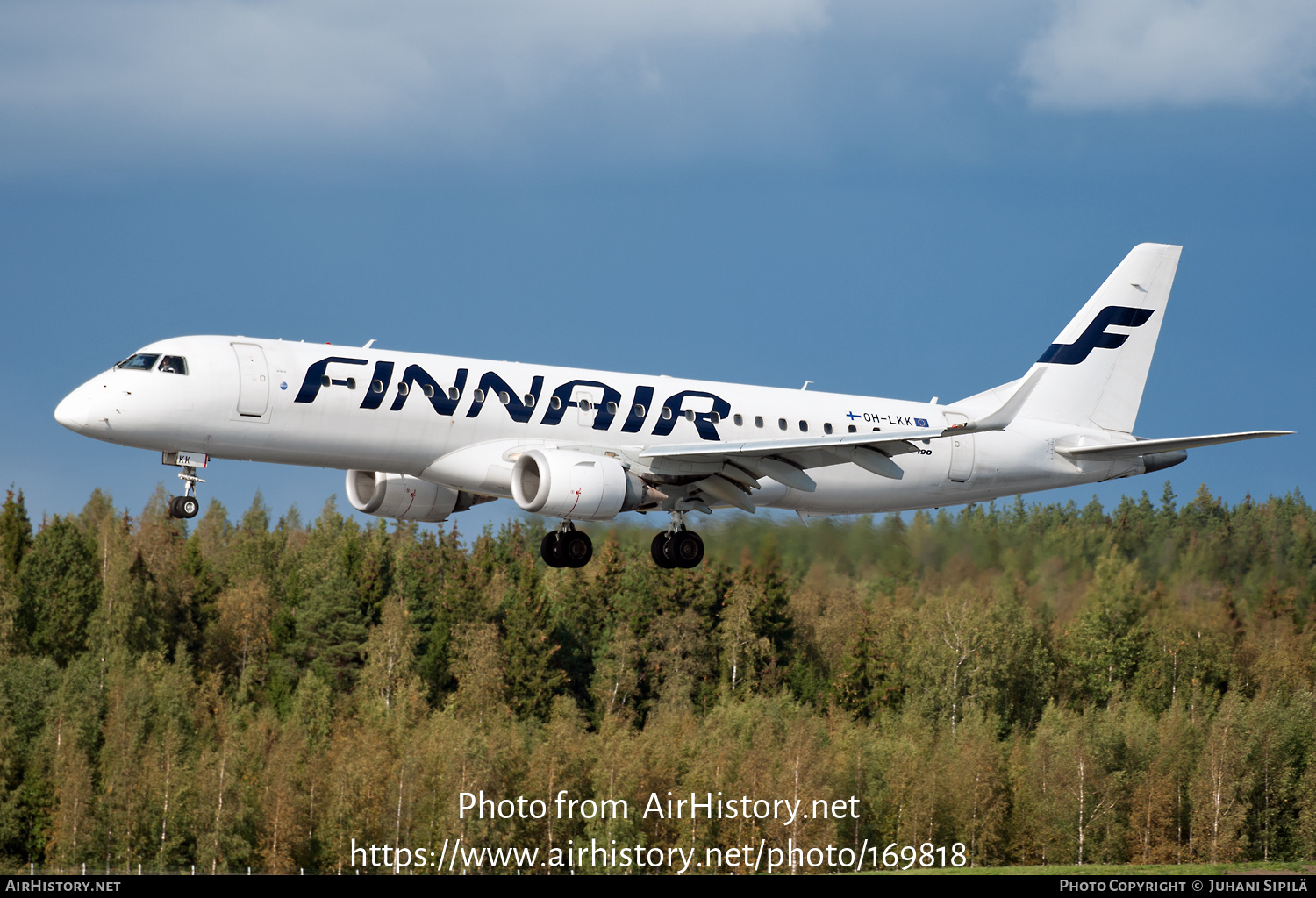 Aircraft Photo of OH-LKK | Embraer 190LR (ERJ-190-100LR) | Finnair | AirHistory.net #169818