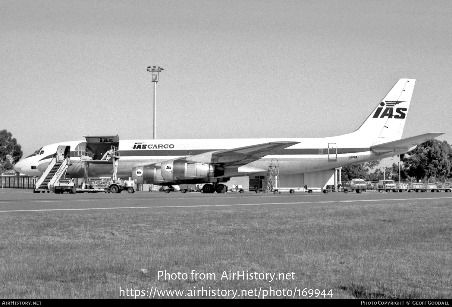 Aircraft Photo of G-BDHA | Douglas DC-8-54CF Jet Trader | IAS Cargo Airlines - International Aviation Services | AirHistory.net #169944