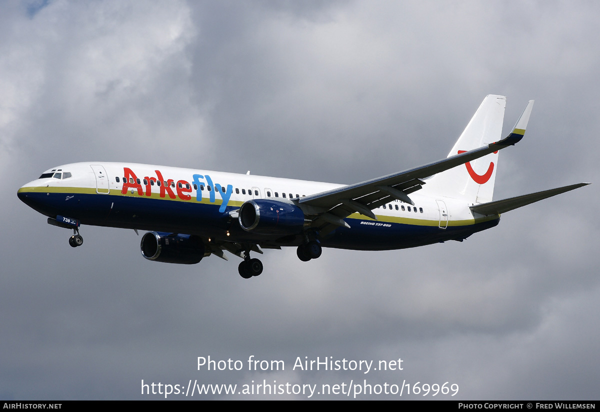 Aircraft Photo of N738MA | Boeing 737-8Q8 | ArkeFly | AirHistory.net #169969