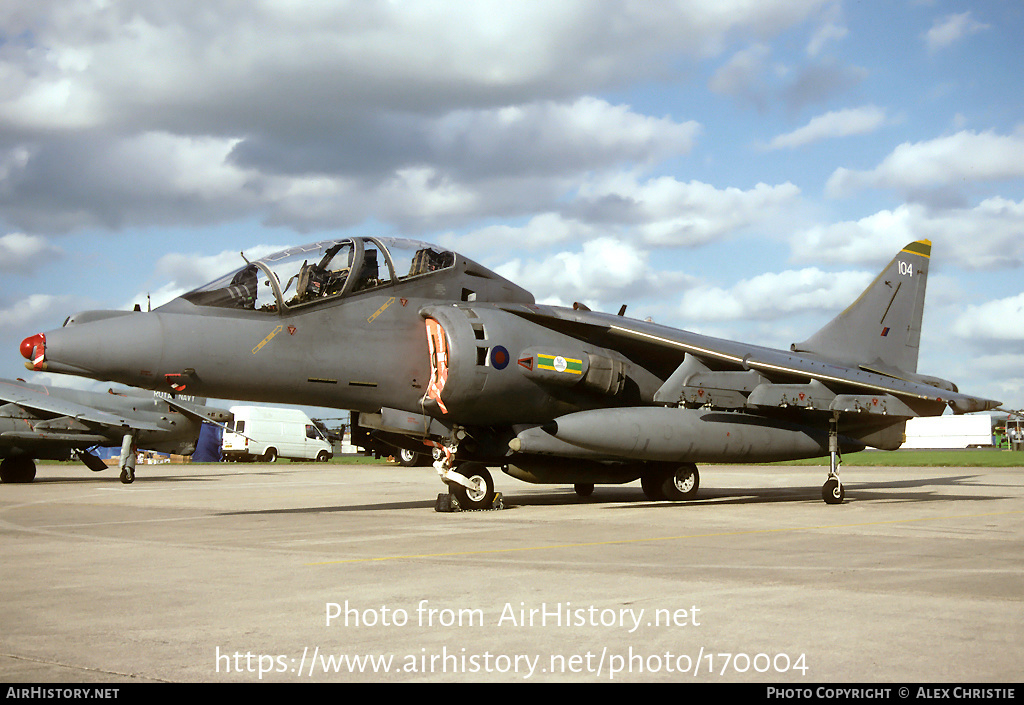 Aircraft Photo of ZH656 | British Aerospace Harrier T10 | UK - Air Force | AirHistory.net #170004