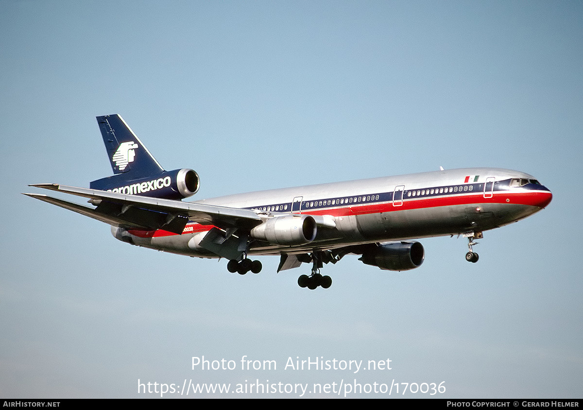 Aircraft Photo of N10038 | McDonnell Douglas DC-10-15 | AeroMéxico | AirHistory.net #170036