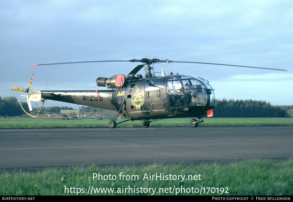 Aircraft Photo of A-208 | Sud SE-3160 Alouette III | Netherlands - Air Force | AirHistory.net #170192