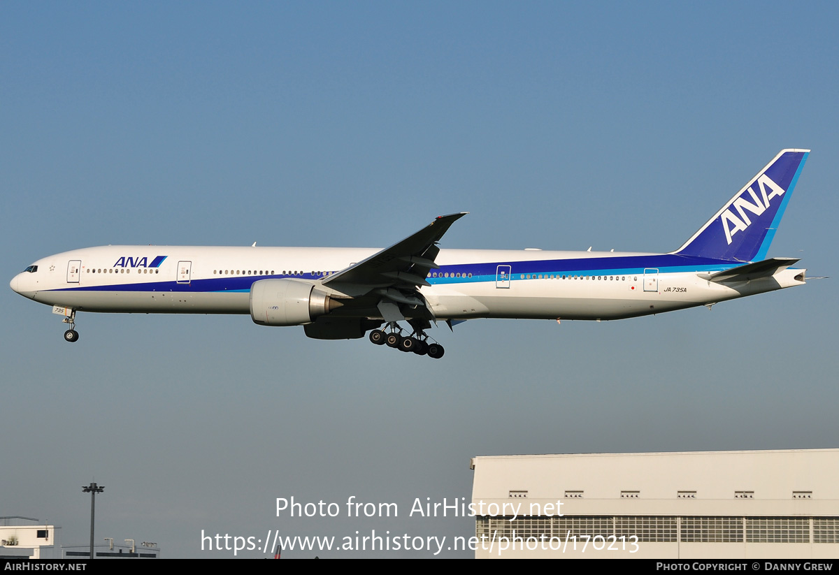 Aircraft Photo of JA735A | Boeing 777-381/ER | All Nippon Airways - ANA | AirHistory.net #170213