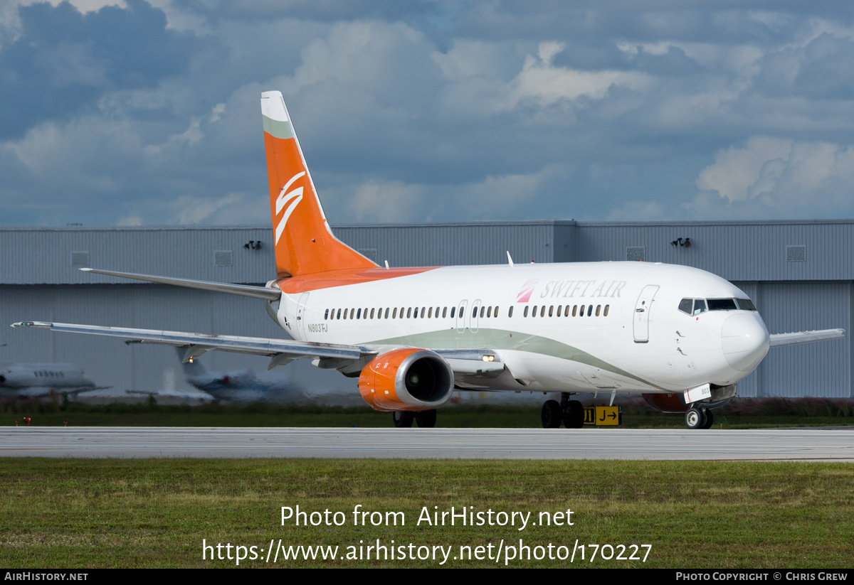 Aircraft Photo of N803TJ | Boeing 737-45D | Swift Air | AirHistory.net #170227