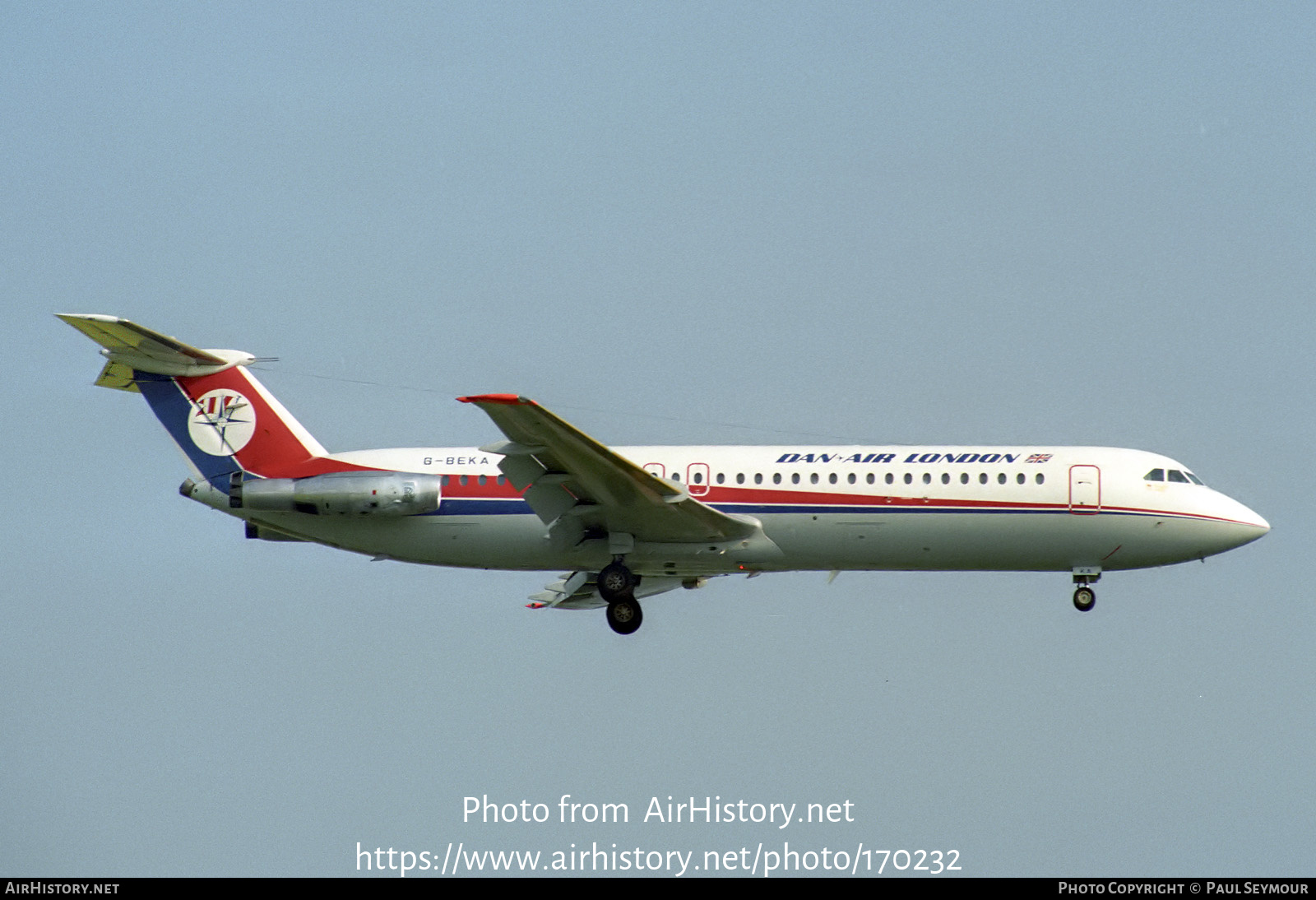 Aircraft Photo of G-BEKA | BAC 111-520FN One-Eleven | Dan-Air London | AirHistory.net #170232