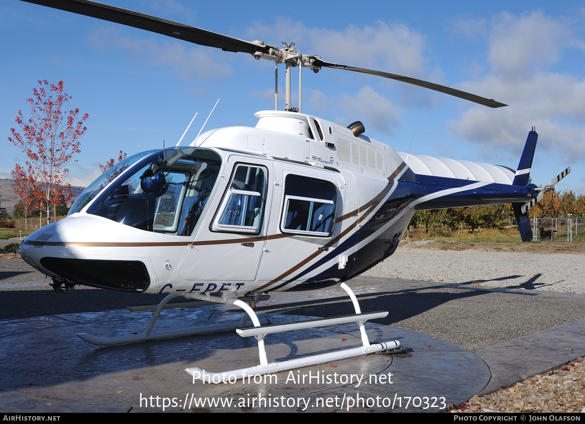 Aircraft Photo of C-FPET | Bell 206B-3 JetRanger III | AirHistory.net #170323