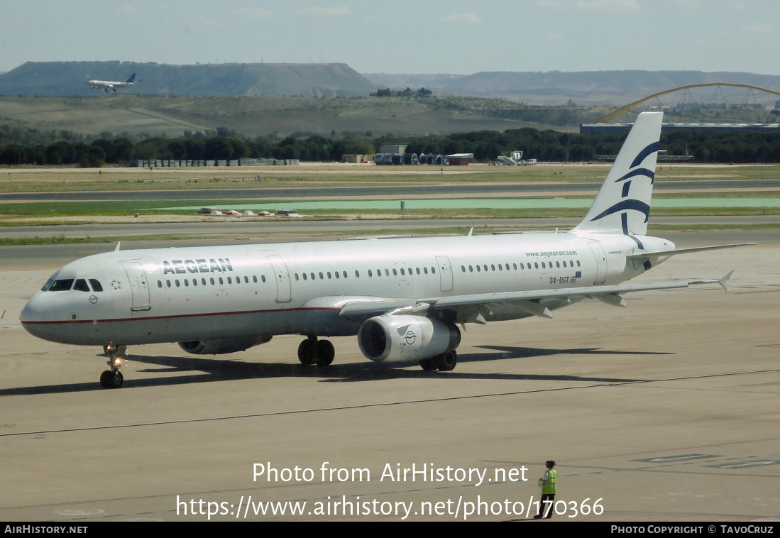 Aircraft Photo of SX-DGT | Airbus A321-231 | Aegean Airlines | AirHistory.net #170366