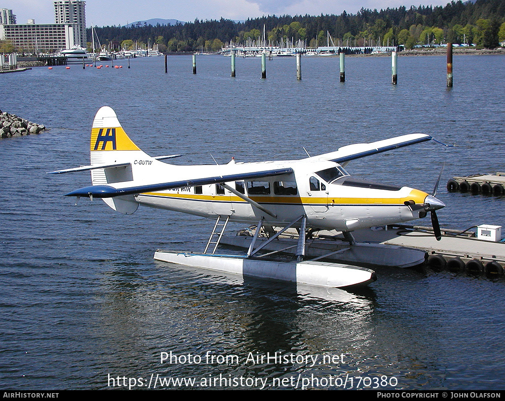 Aircraft Photo of C-GUTW | Vazar DHC-3T Turbine Otter | Harbour Air | AirHistory.net #170380