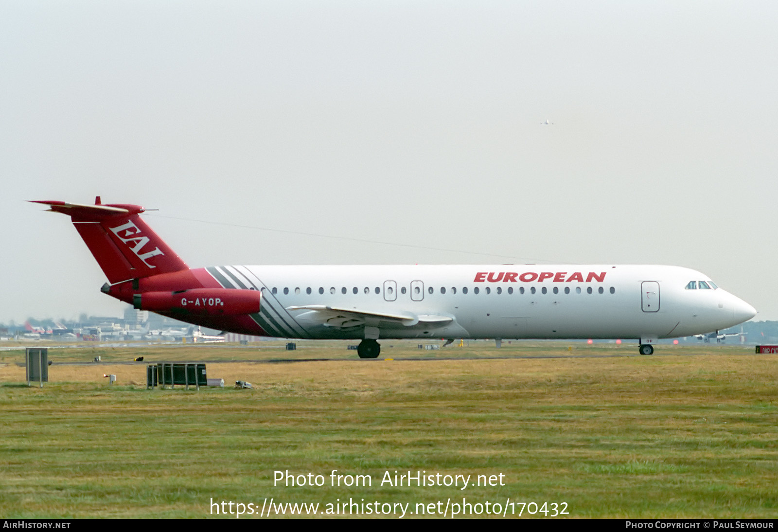 Aircraft Photo of G-AYOP | BAC 111-530FX One-Eleven | European Aircharter - EAL/EAC | AirHistory.net #170432