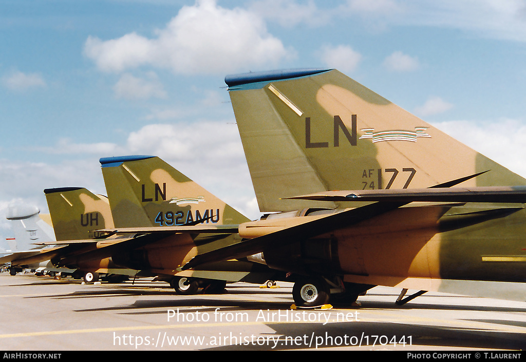 Aircraft Photo of 74-0177 / AF74-177 | General Dynamics F-111F Aardvark | USA - Air Force | AirHistory.net #170441