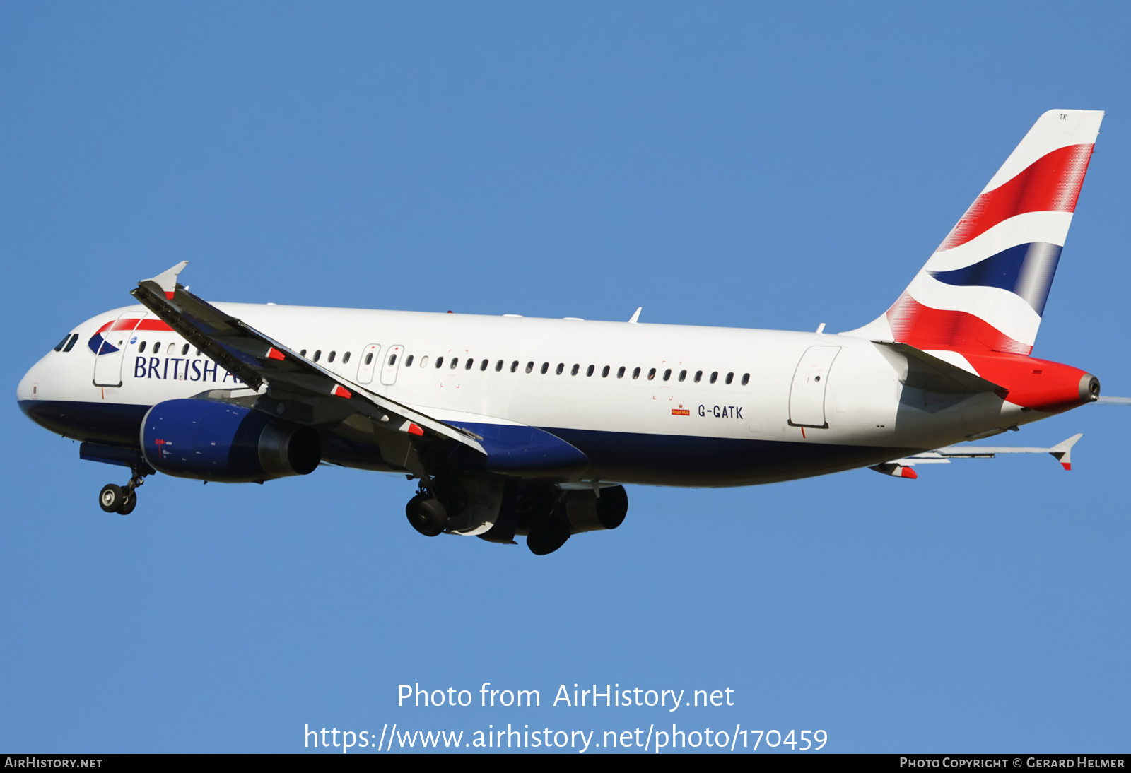 Aircraft Photo of G-GATK | Airbus A320-233 | British Airways | AirHistory.net #170459