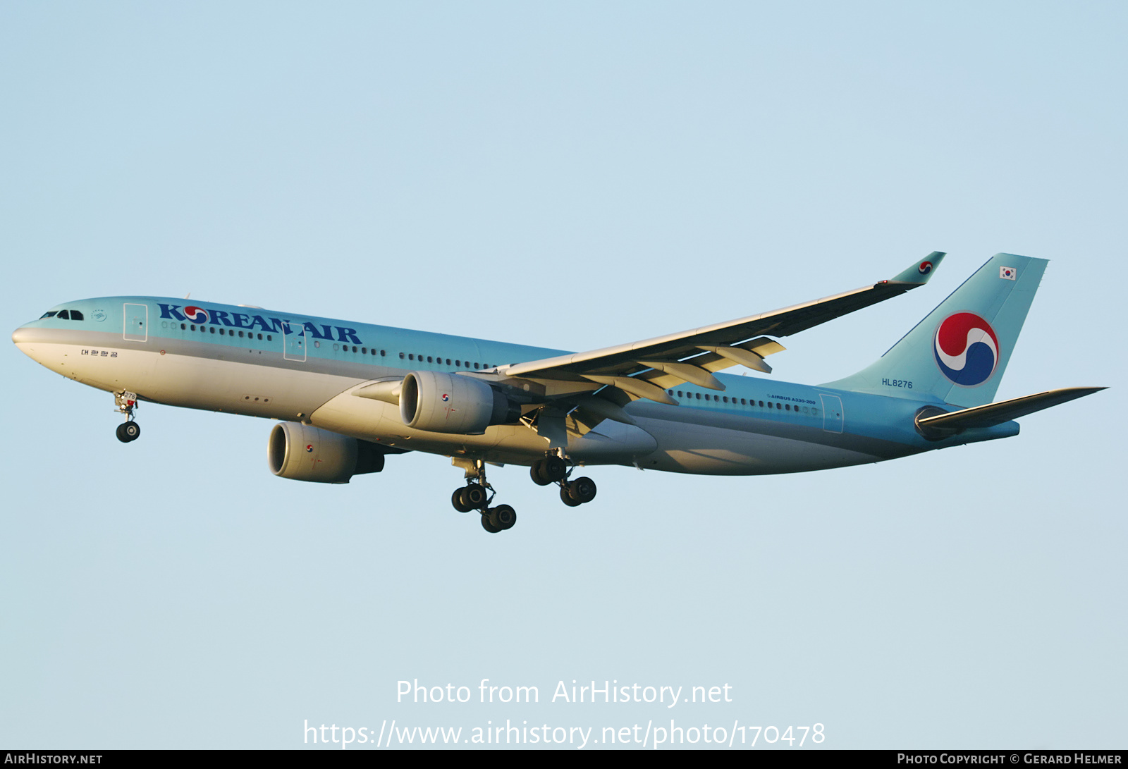 Aircraft Photo of HL8276 | Airbus A330-223 | Korean Air | AirHistory.net #170478