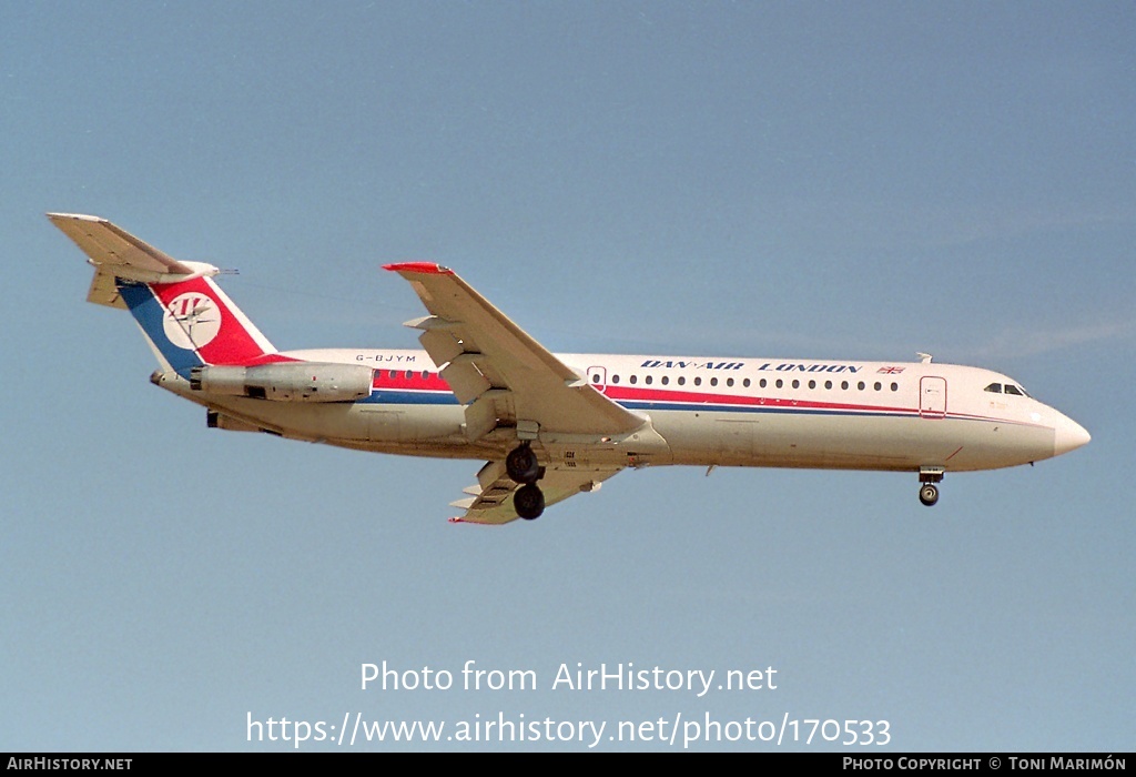 Aircraft Photo of G-BJYM | BAC 111-531FS One-Eleven | Dan-Air London | AirHistory.net #170533