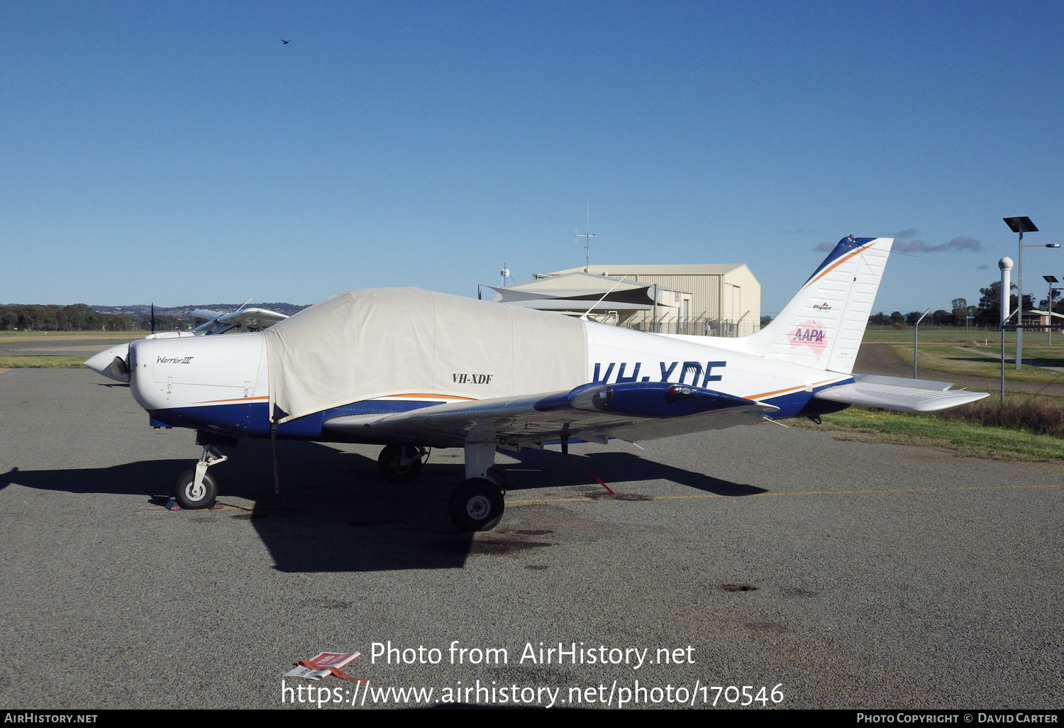 Aircraft Photo of VH-XDF | Piper PA-28-161 Warrior III | AAPA - Australian Airline Pilot Academy | AirHistory.net #170546