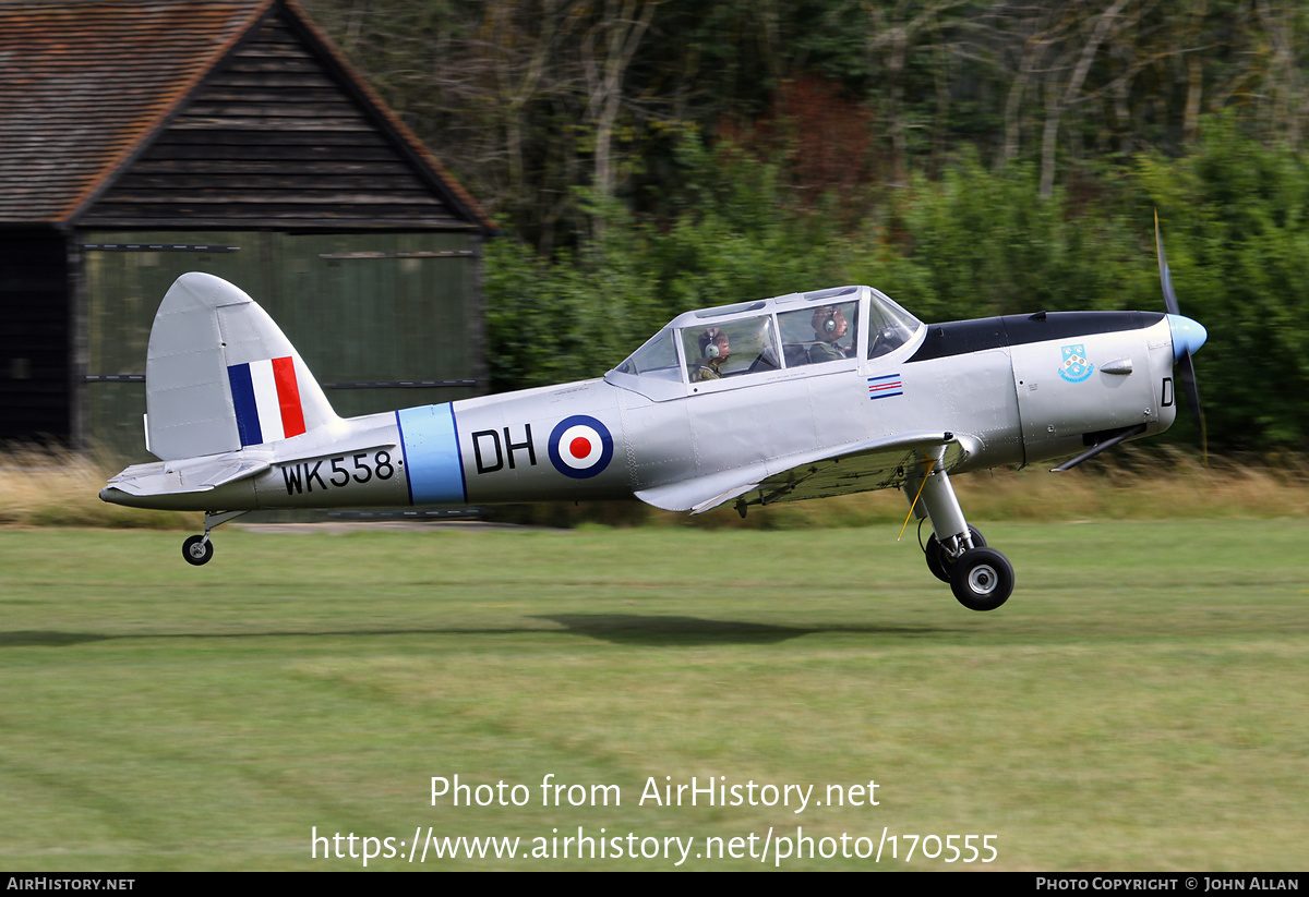 Aircraft Photo of G-ARMG / WK558 | De Havilland Canada DHC-1 Chipmunk Mk22 | UK - Air Force | AirHistory.net #170555