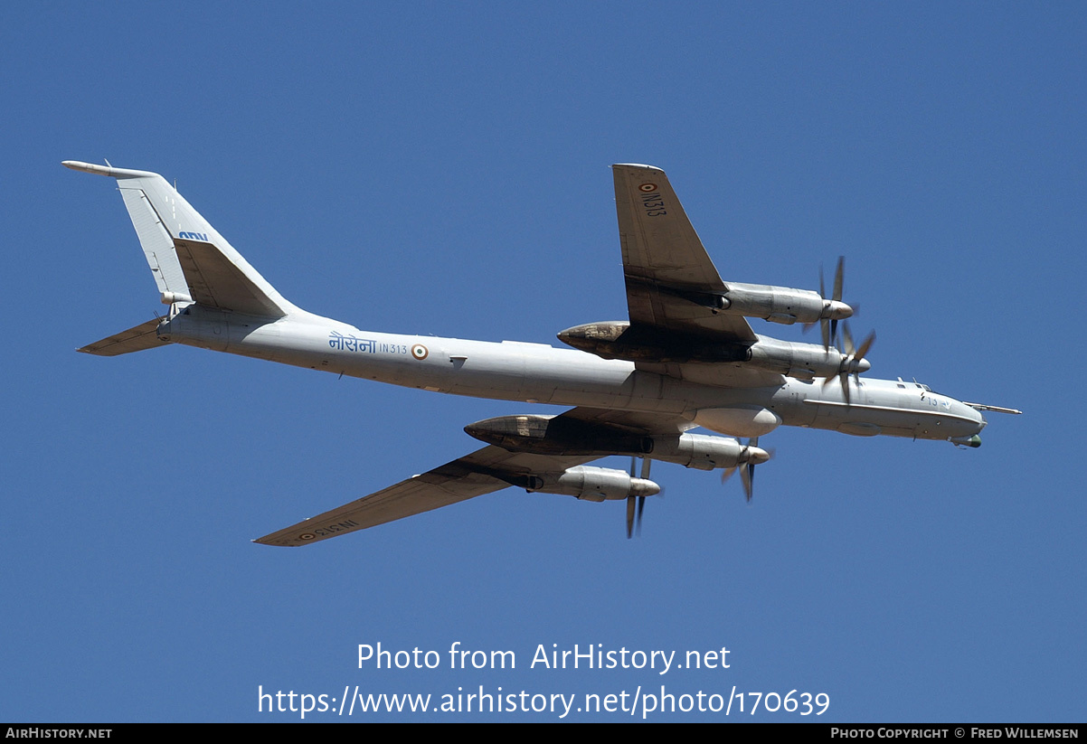 Aircraft Photo of IN313 | Tupolev Tu-142MK-E | India - Navy | AirHistory.net #170639