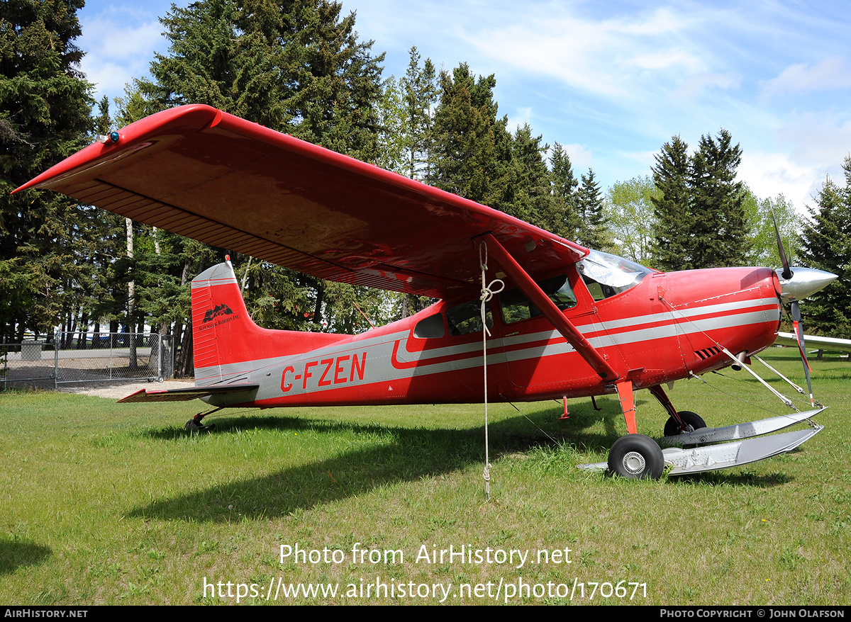 Aircraft Photo of C-FZEN | Cessna A185E Skywagon 185 | Alpenglow Aviation | AirHistory.net #170671