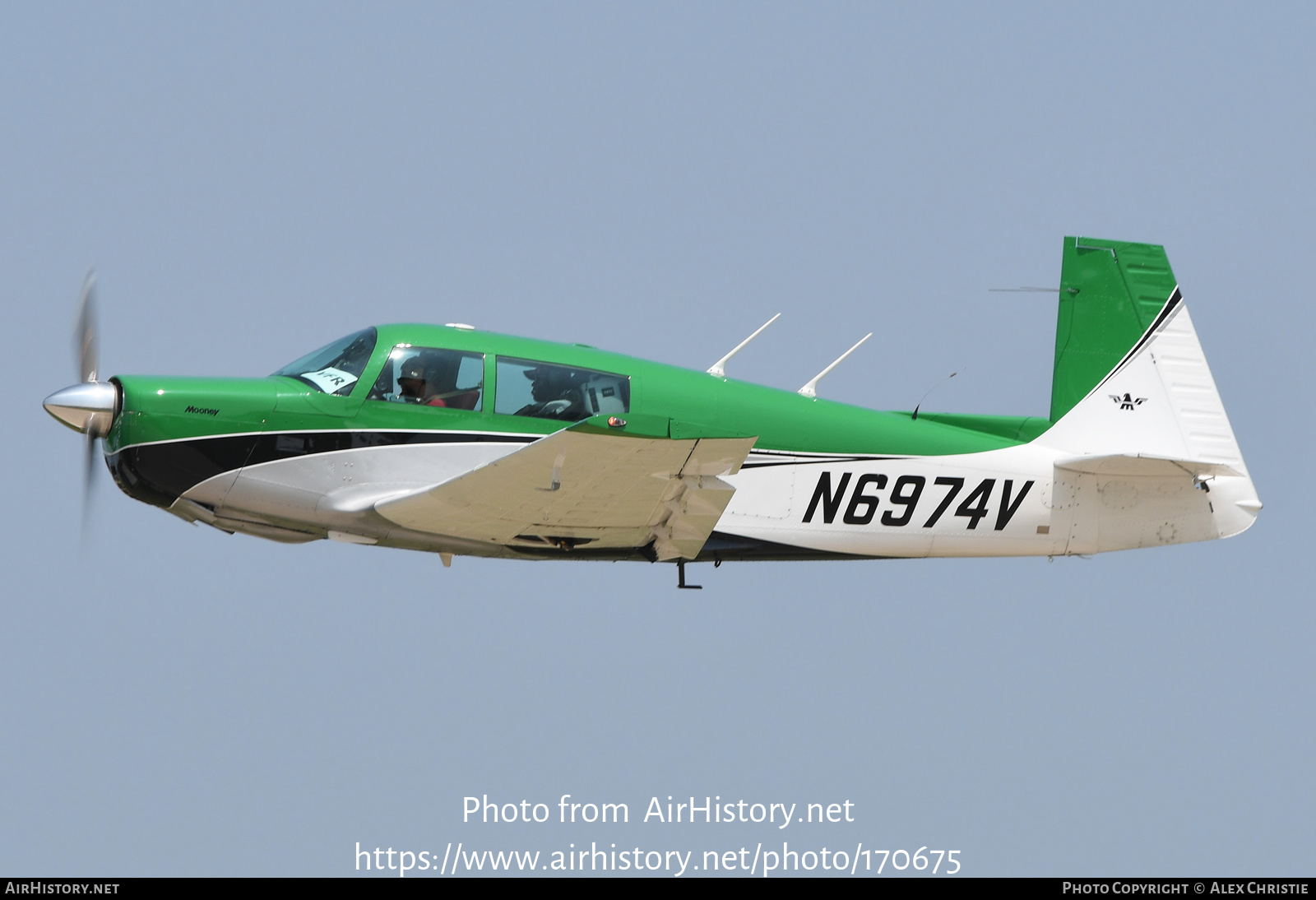 Aircraft Photo of N6974V | Mooney M-20F Executive | AirHistory.net #170675