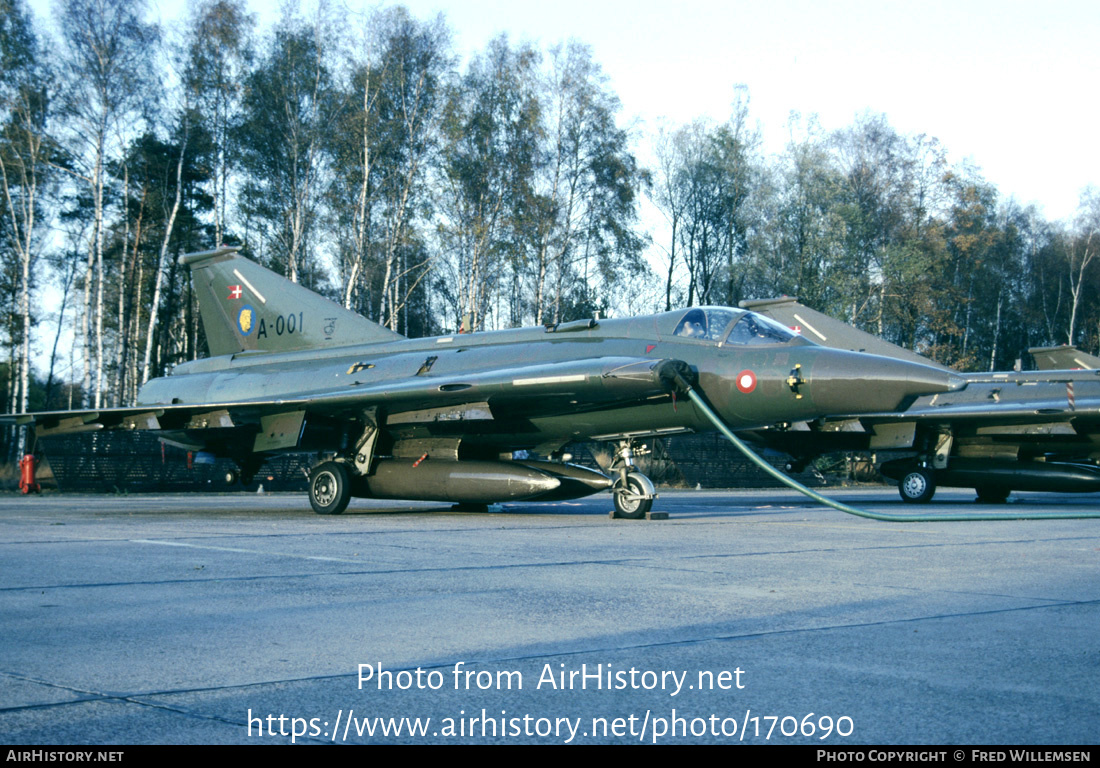 Aircraft Photo of A-001 | Saab F-35 Draken | Denmark - Air Force | AirHistory.net #170690