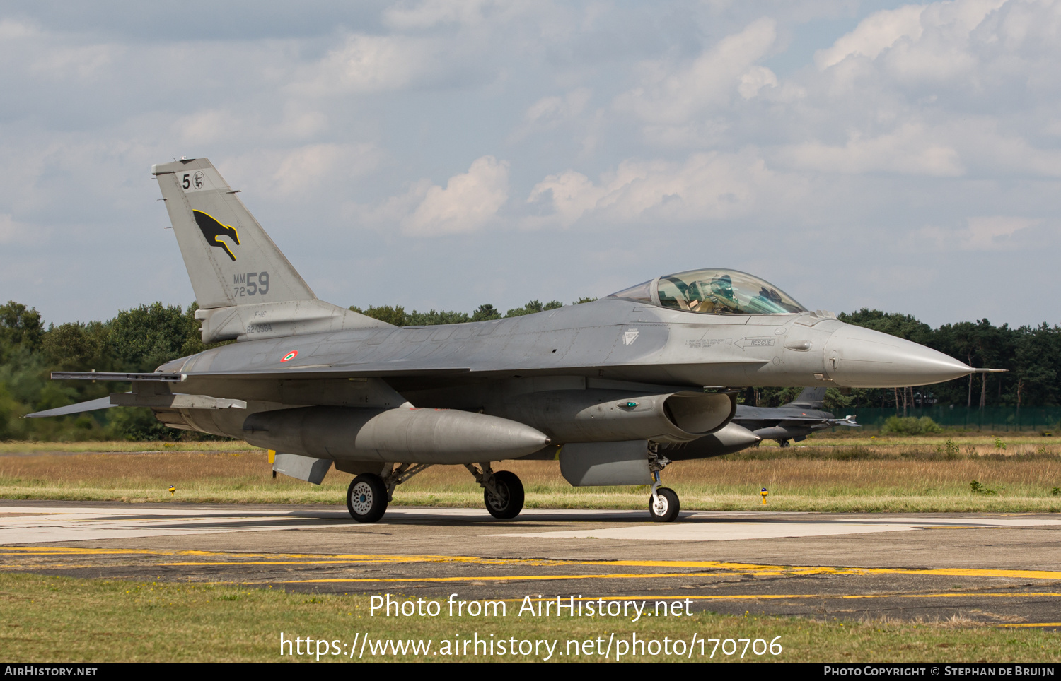 Aircraft Photo of MM7259 | General Dynamics F-16A/ADF Fighting Falcon | Italy - Air Force | AirHistory.net #170706