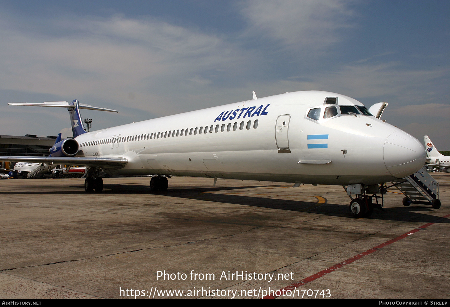 Aircraft Photo of LV-WFN | McDonnell Douglas MD-81 (DC-9-81) | Austral Líneas Aéreas | AirHistory.net #170743