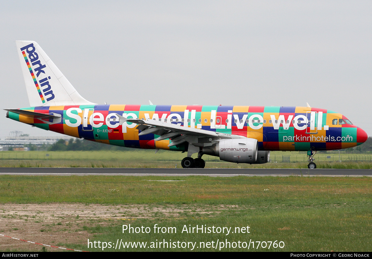 Aircraft Photo of D-AKNF | Airbus A319-112 | Germanwings | AirHistory.net #170760