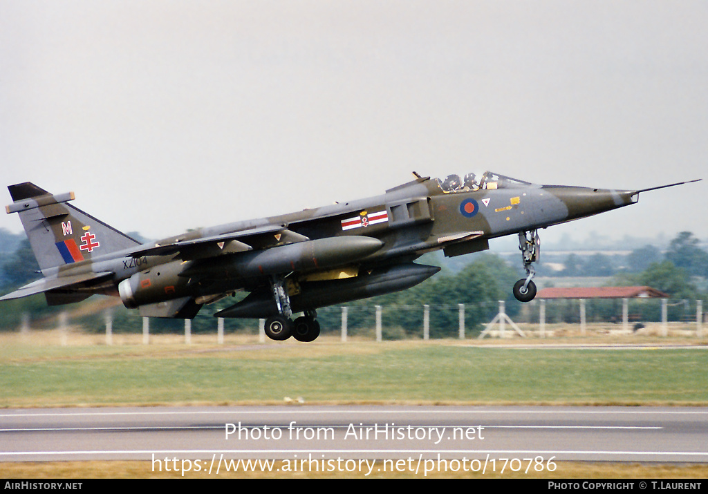 Aircraft Photo of XZ104 | Sepecat Jaguar GR1A | UK - Air Force | AirHistory.net #170786