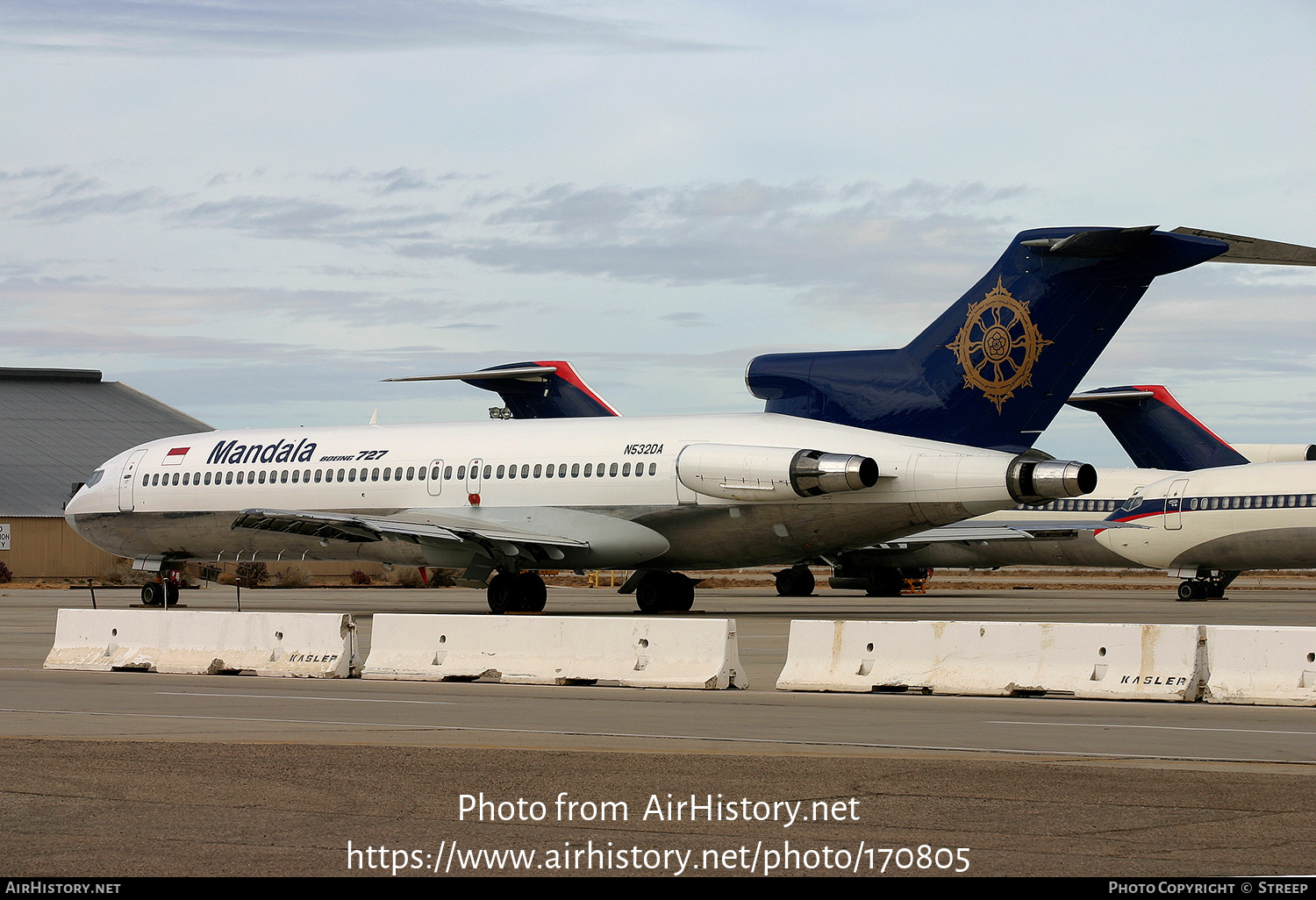 Aircraft Photo of N532DA | Boeing 727-232/Adv | Mandala Airlines | AirHistory.net #170805