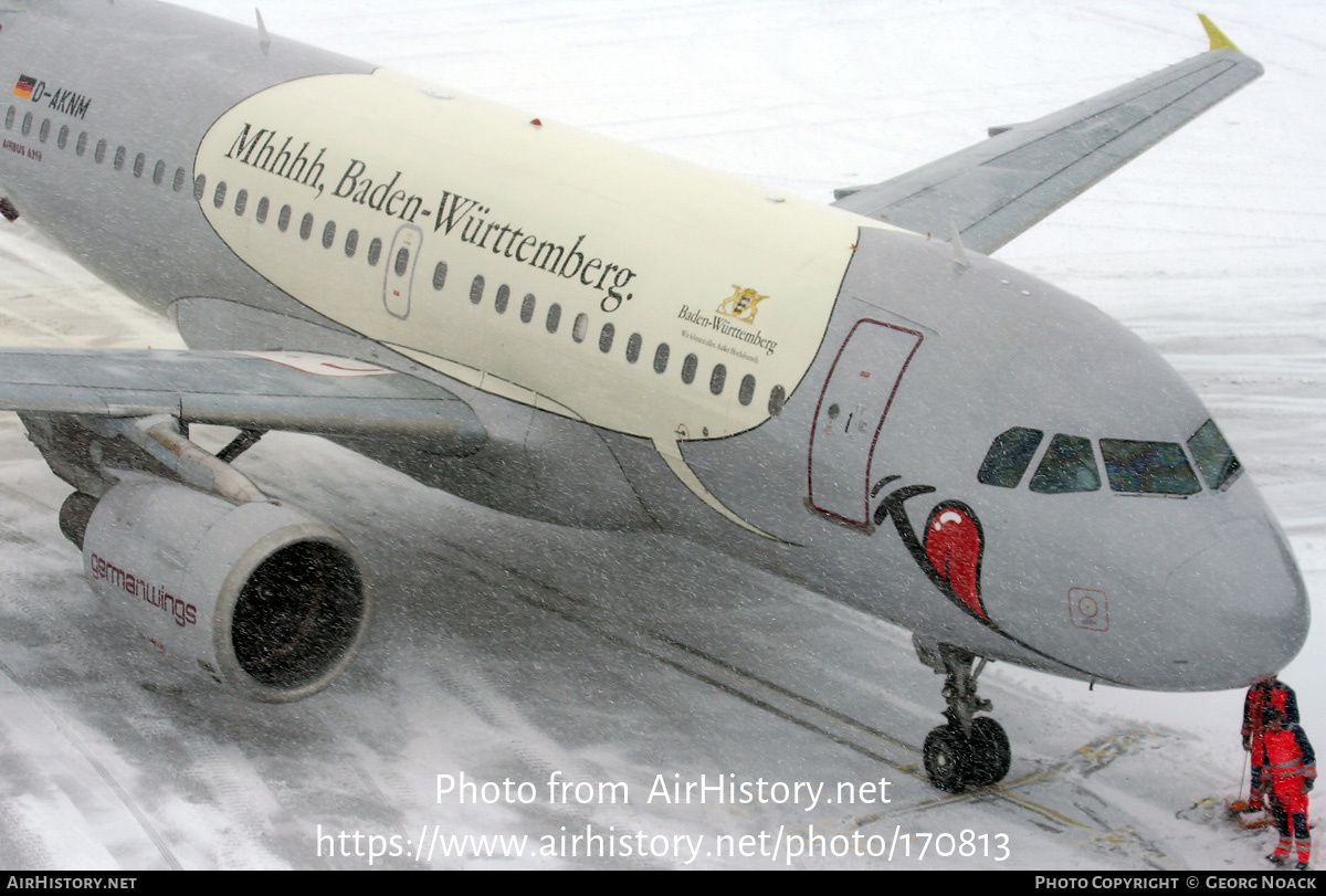 Aircraft Photo of D-AKNM | Airbus A319-112 | Germanwings | AirHistory.net #170813