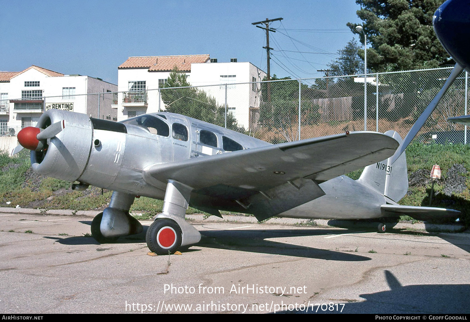 Aircraft Photo of N19131 | Duramold F-46 | AirHistory.net #170817