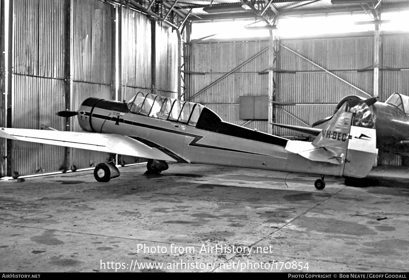 Aircraft Photo of VH-BEC | Commonwealth CA-6 Wackett | AirHistory.net #170854