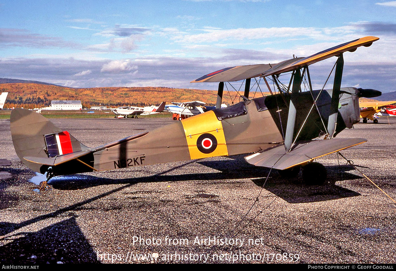 Aircraft Photo of N82KF | De Havilland D.H. 82A Tiger Moth II | UK - Air Force | AirHistory.net #170859