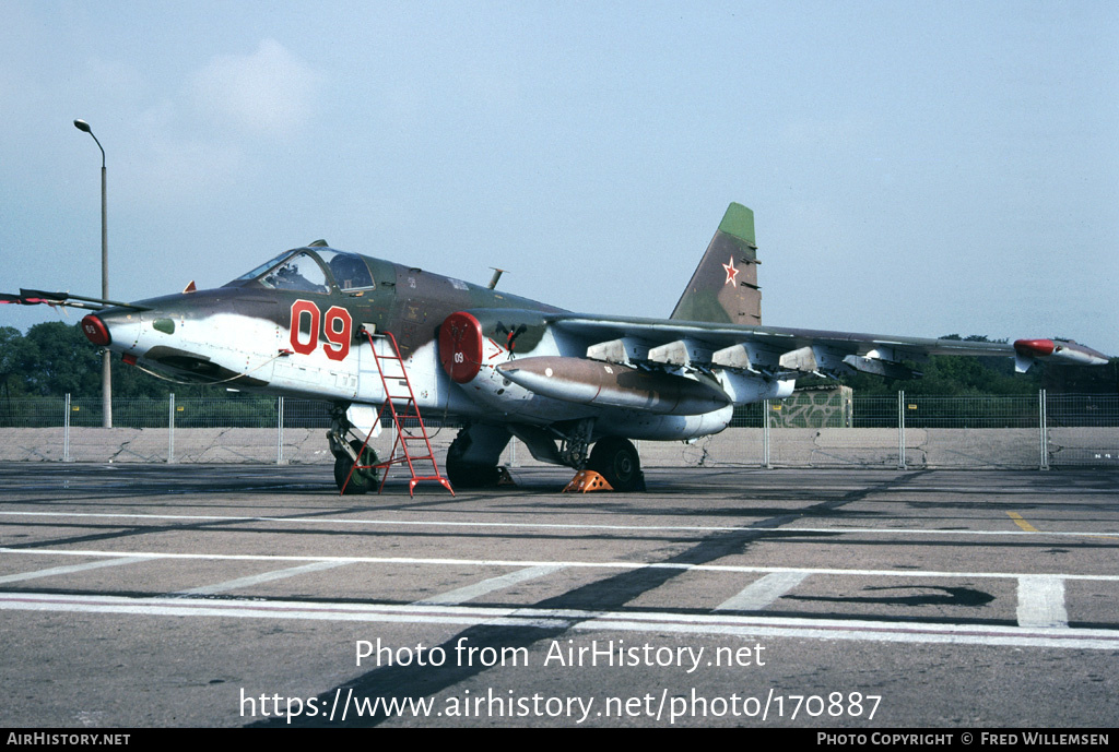 Aircraft Photo of 09 red | Sukhoi Su-25 | Russia - Air Force | AirHistory.net #170887