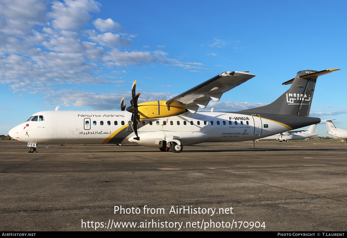 Aircraft Photo of F-WNUA | ATR ATR-72-600 (ATR-72-212A) | Nesma Airlines | AirHistory.net #170904