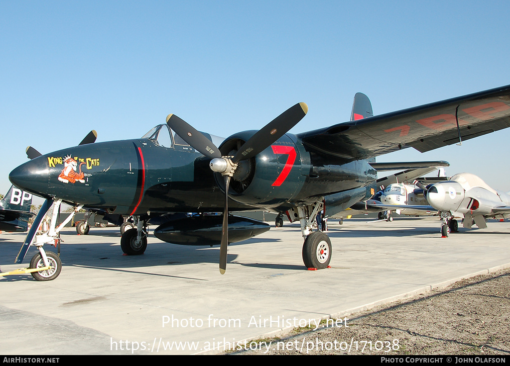 Aircraft Photo of NX207F | Grumman F7F-3 Tigercat | AirHistory.net #171038