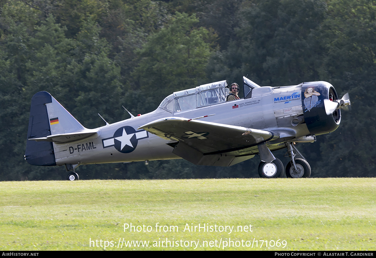 Aircraft Photo of D-FAML | North American AT-6D Harvard III | USA - Air Force | AirHistory.net #171069