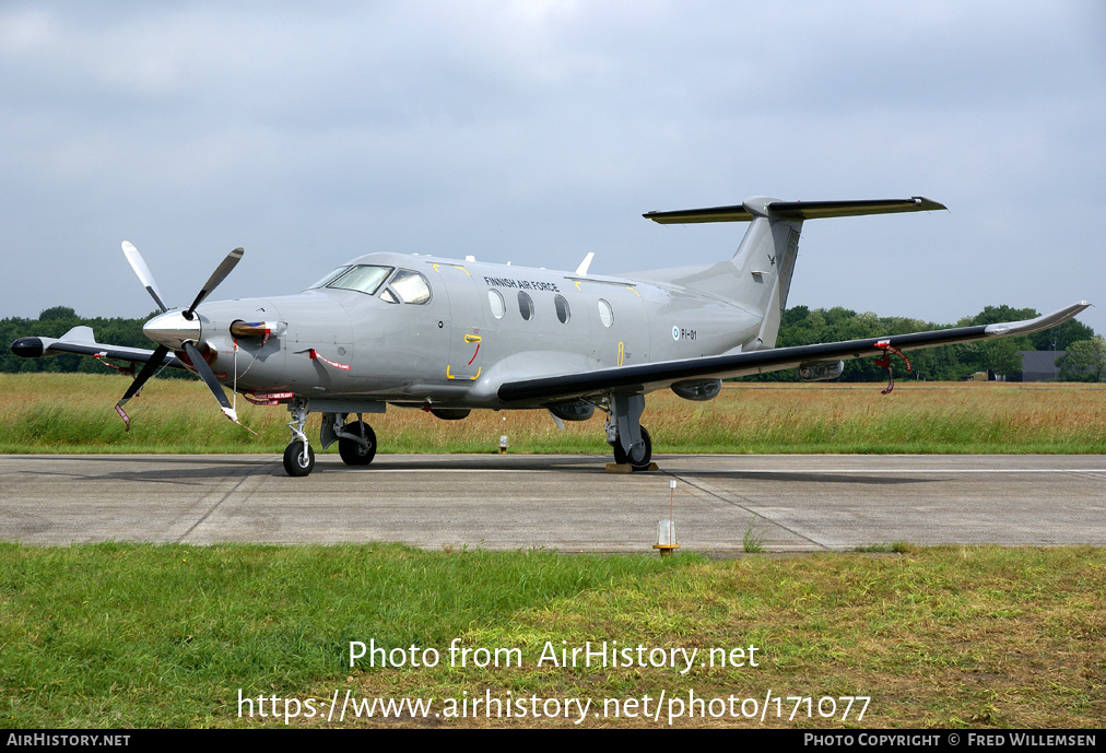 Aircraft Photo of PI-01 | Pilatus PC-12NG (PC-12/47E) | Finland - Air Force | AirHistory.net #171077