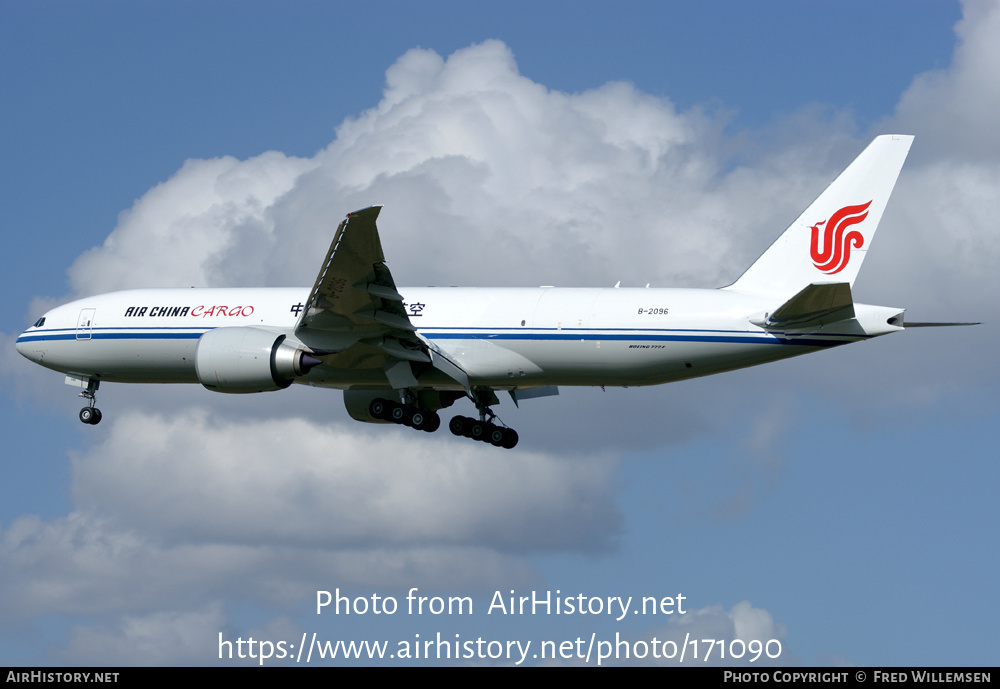 Aircraft Photo of B-2096 | Boeing 777-FFT | Air China Cargo | AirHistory.net #171090