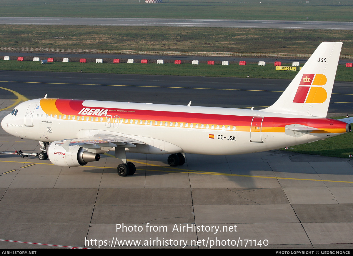 Aircraft Photo of EC-JSK | Airbus A320-214 | Iberia | AirHistory.net #171140