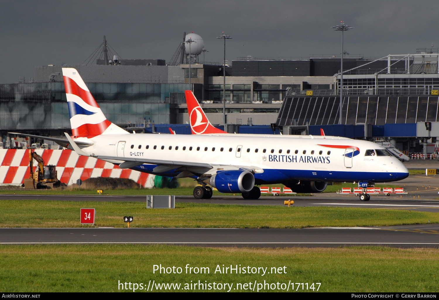 Aircraft Photo of G-LCYY | Embraer 190SR (ERJ-190-100SR) | British Airways | AirHistory.net #171147