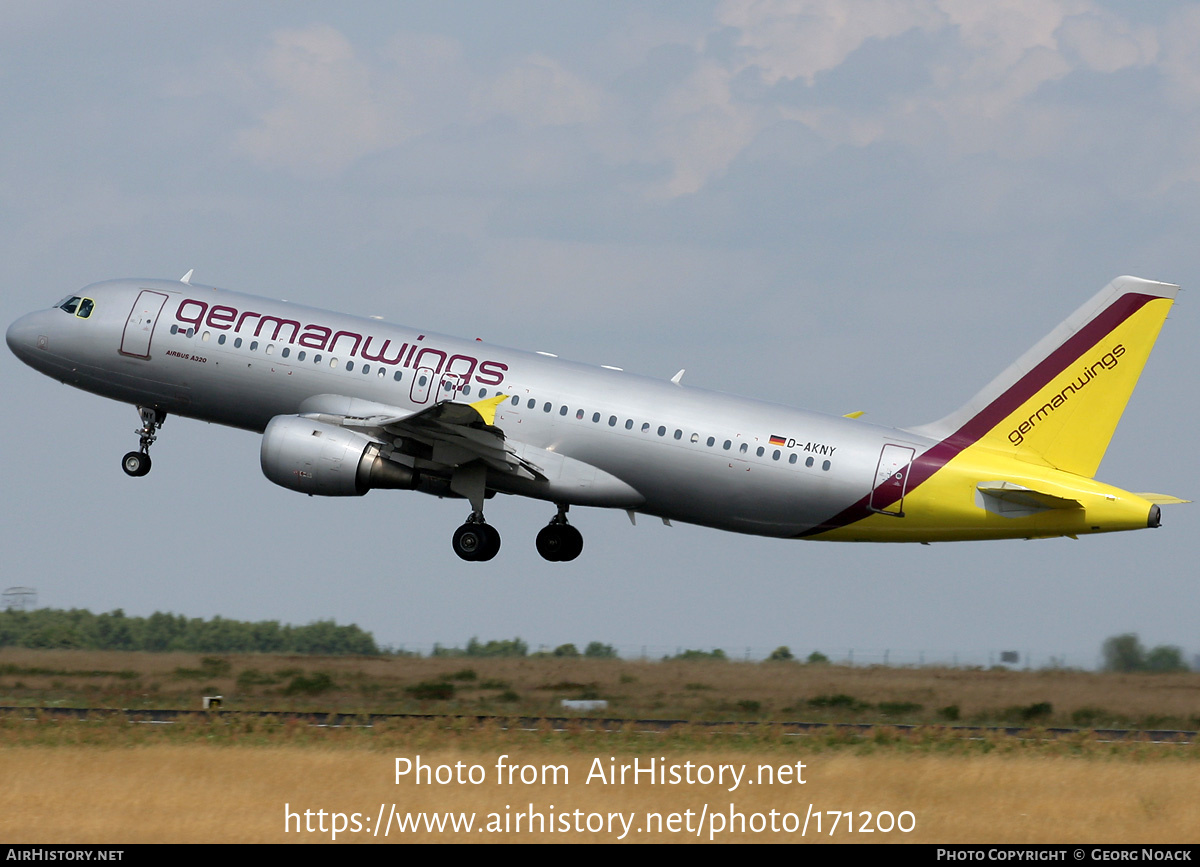 Aircraft Photo of D-AKNY | Airbus A320-212 | Germanwings | AirHistory.net #171200