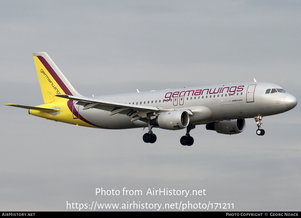 Aircraft Photo of D-AKNX | Airbus A320-212 | Germanwings | AirHistory.net #171211