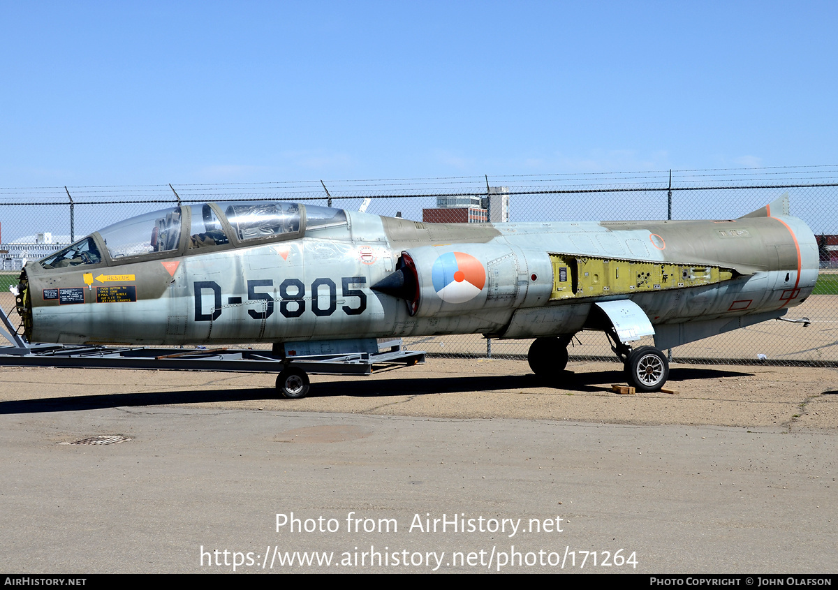 Aircraft Photo of D-5805 | Lockheed TF-104G Starfighter | Netherlands - Air Force | AirHistory.net #171264