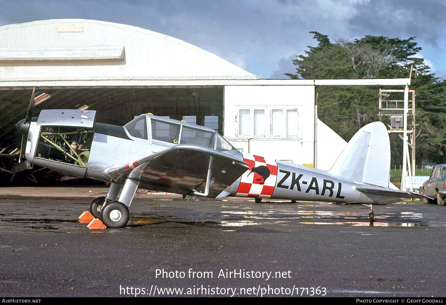 Aircraft Photo of ZK-ARL | De Havilland Canada DHC-1A-1 Chipmunk | AirHistory.net #171363