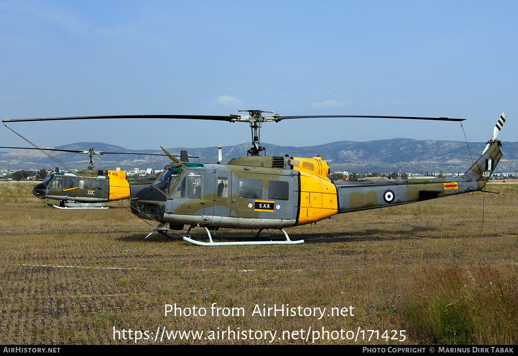 Aircraft Photo of 4511 | Agusta AB-205A-1 | Greece - Air Force | AirHistory.net #171425